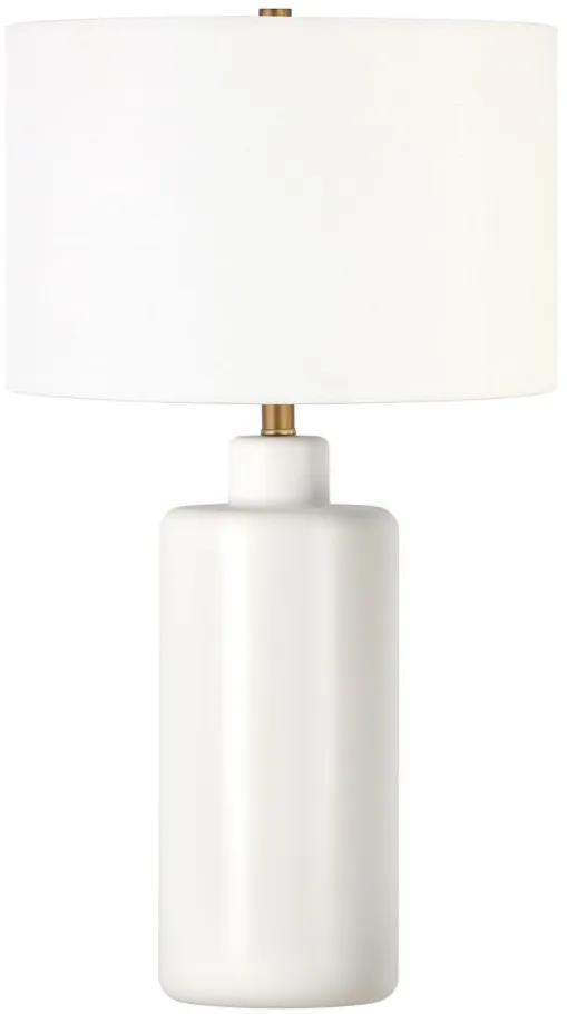 Elmdale Table Lamp in Matte White by Hudson & Canal