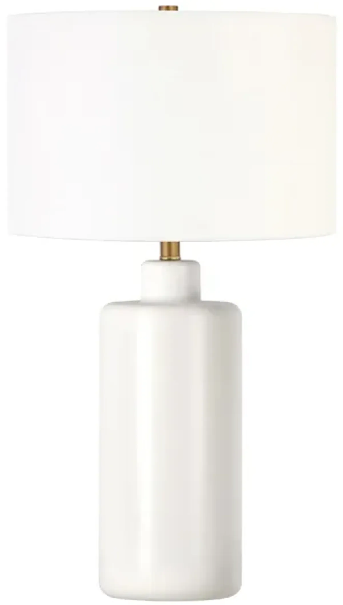 Elmdale Table Lamp in Matte White by Hudson & Canal