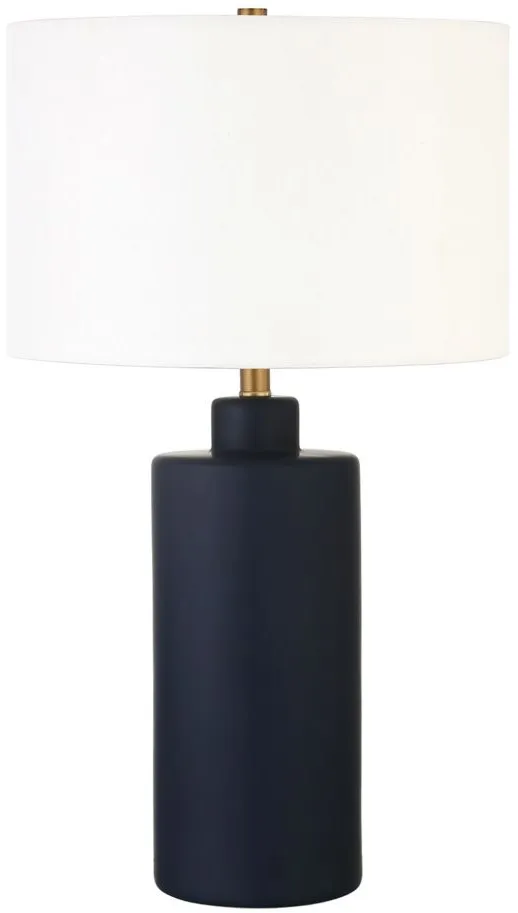 Elmdale Table Lamp in Matte Navy by Hudson & Canal