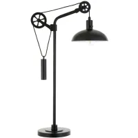 Hariman Table Lamp in Blackened Bronze by Hudson & Canal