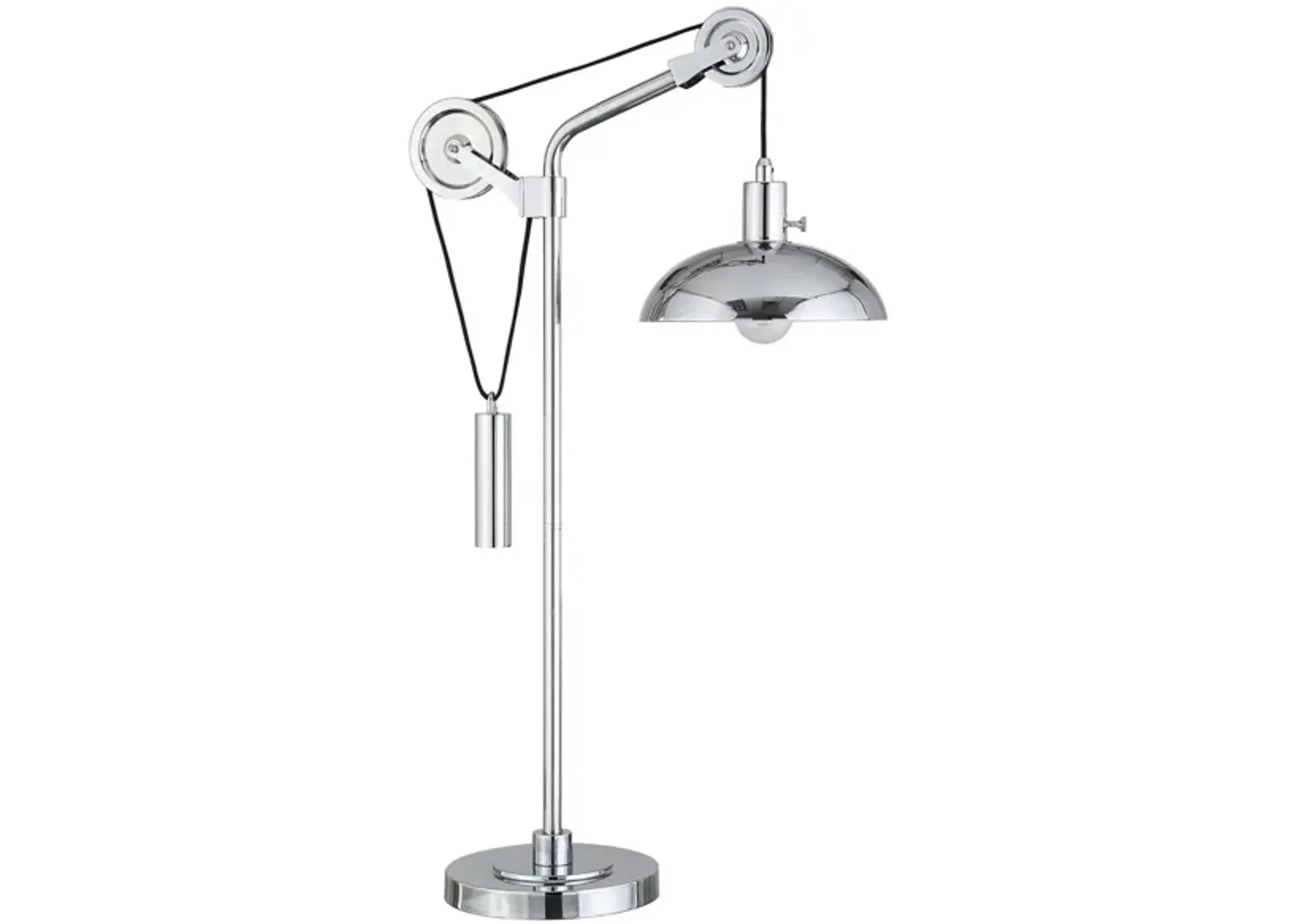 Hariman Table Lamp in Polished Nickel by Hudson & Canal