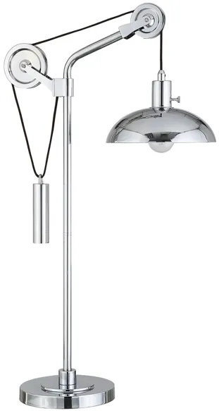 Hariman Table Lamp in Polished Nickel by Hudson & Canal