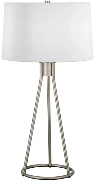 Imani Tapered Table Lamp in Brushed Nickel by Hudson & Canal