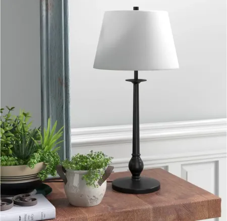 Ismael Table Lamp in Blackened Bronze by Hudson & Canal