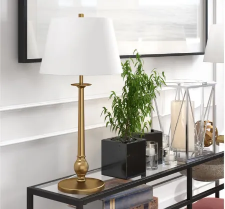 Ismael Table Lamp in Brass by Hudson & Canal