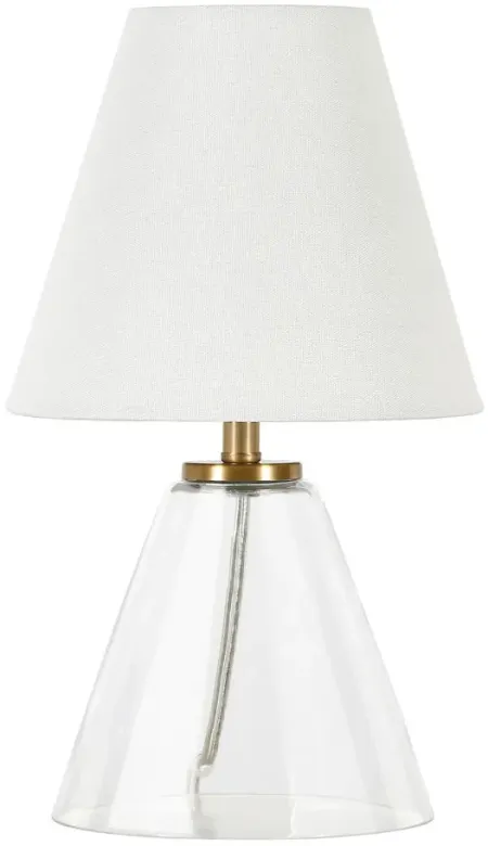Jonas Mini Table Lamp in Clear Glass by Hudson & Canal