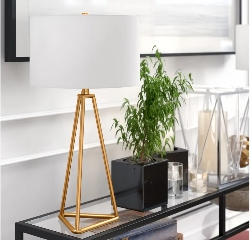 Layla Table Lamp in Brass by Hudson & Canal