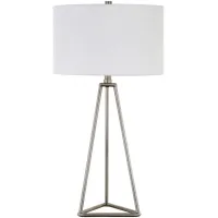 Layla Table Lamp in Brushed Nickel by Hudson & Canal