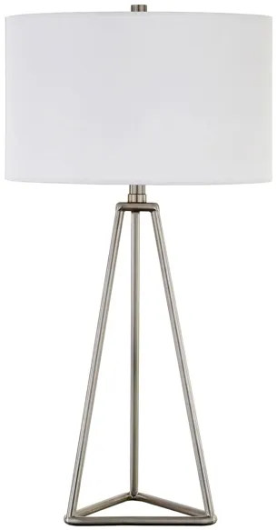 Layla Table Lamp in Brushed Nickel by Hudson & Canal