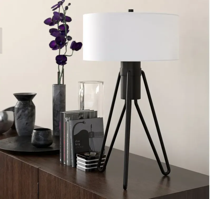 Marina Table Lamp in Blackened Bronze by Hudson & Canal