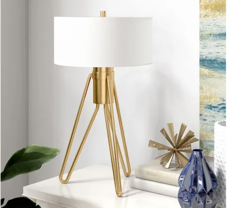 Marina Table Lamp in Brass by Hudson & Canal