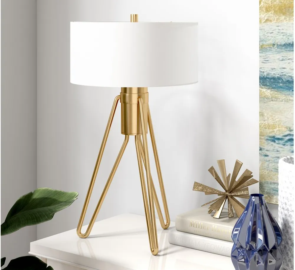 Marina Table Lamp in Brass by Hudson & Canal