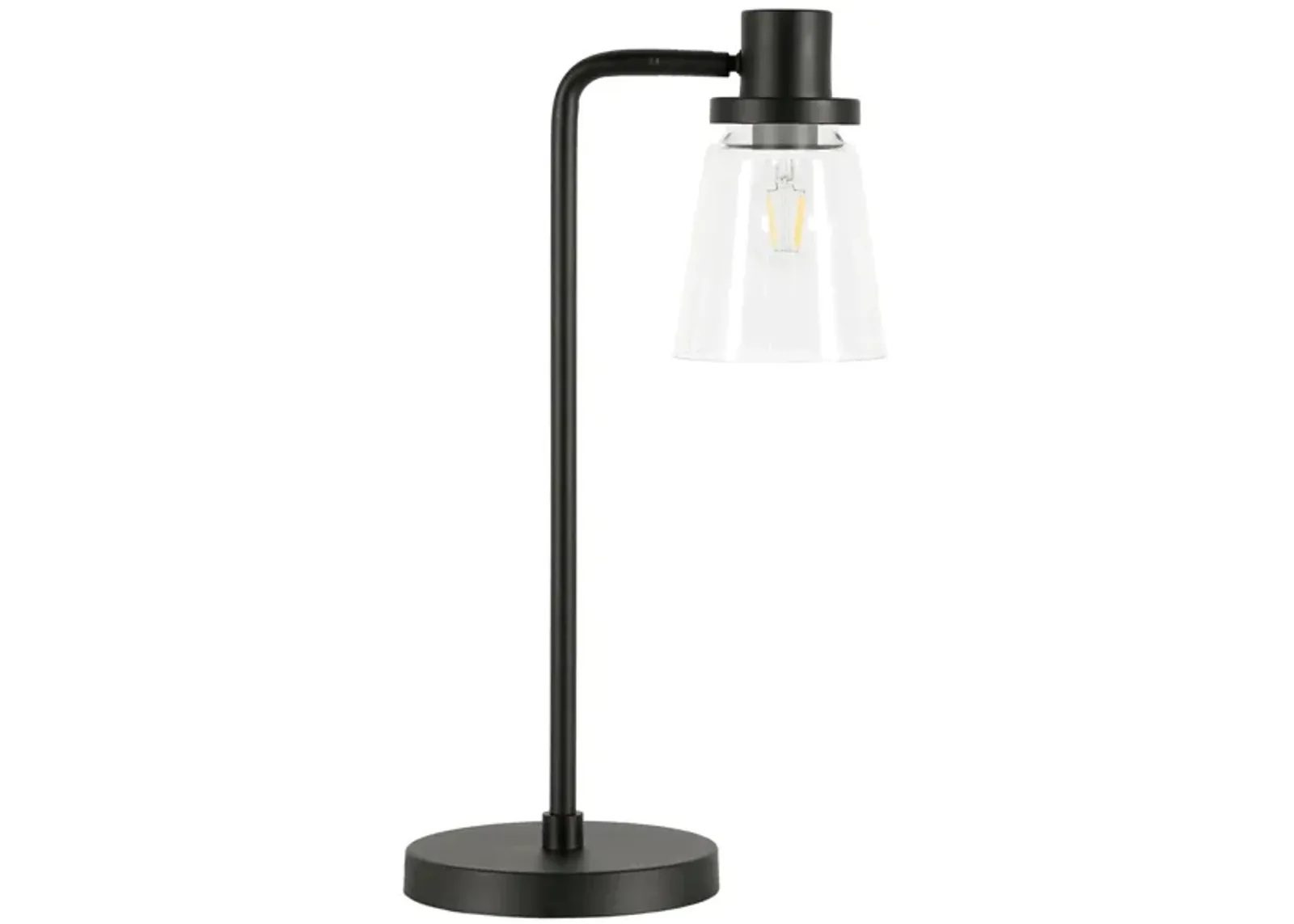 Perry Table Lamp in Blackened Bronze by Hudson & Canal