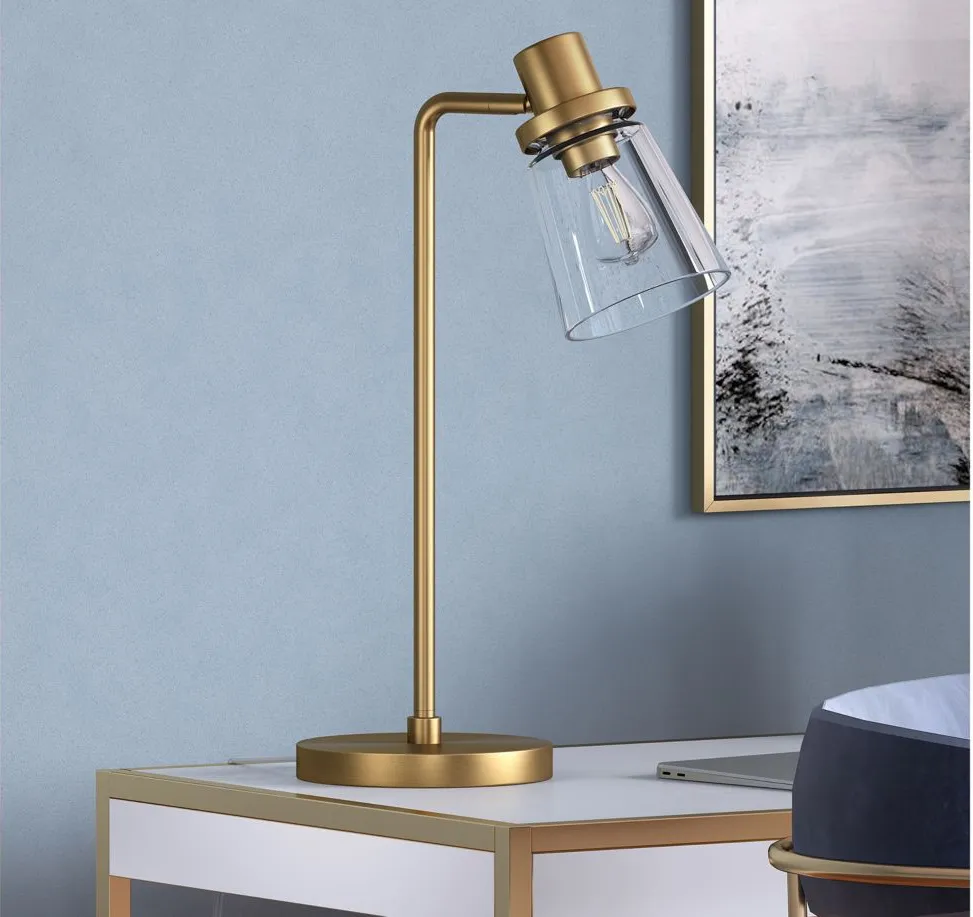 Perry Table Lamp in Brass by Hudson & Canal