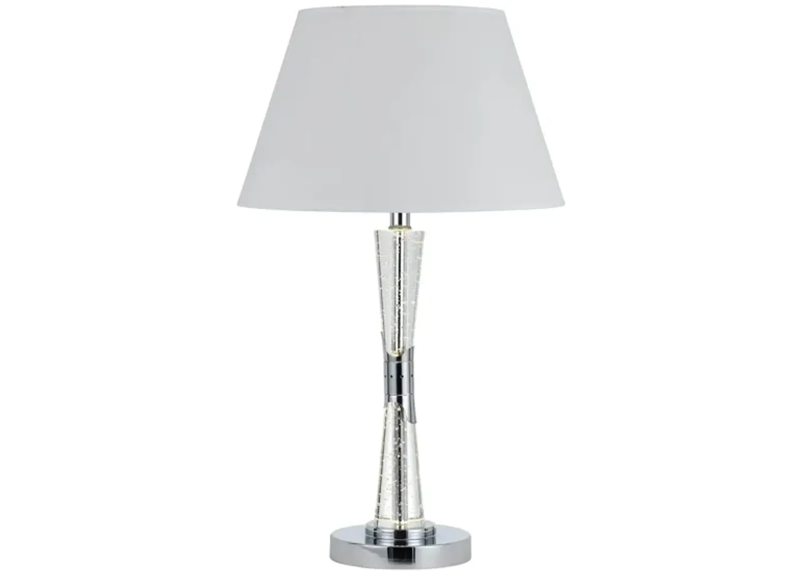 27" Water Dancing Table Lamp in Chrome by Bellanest