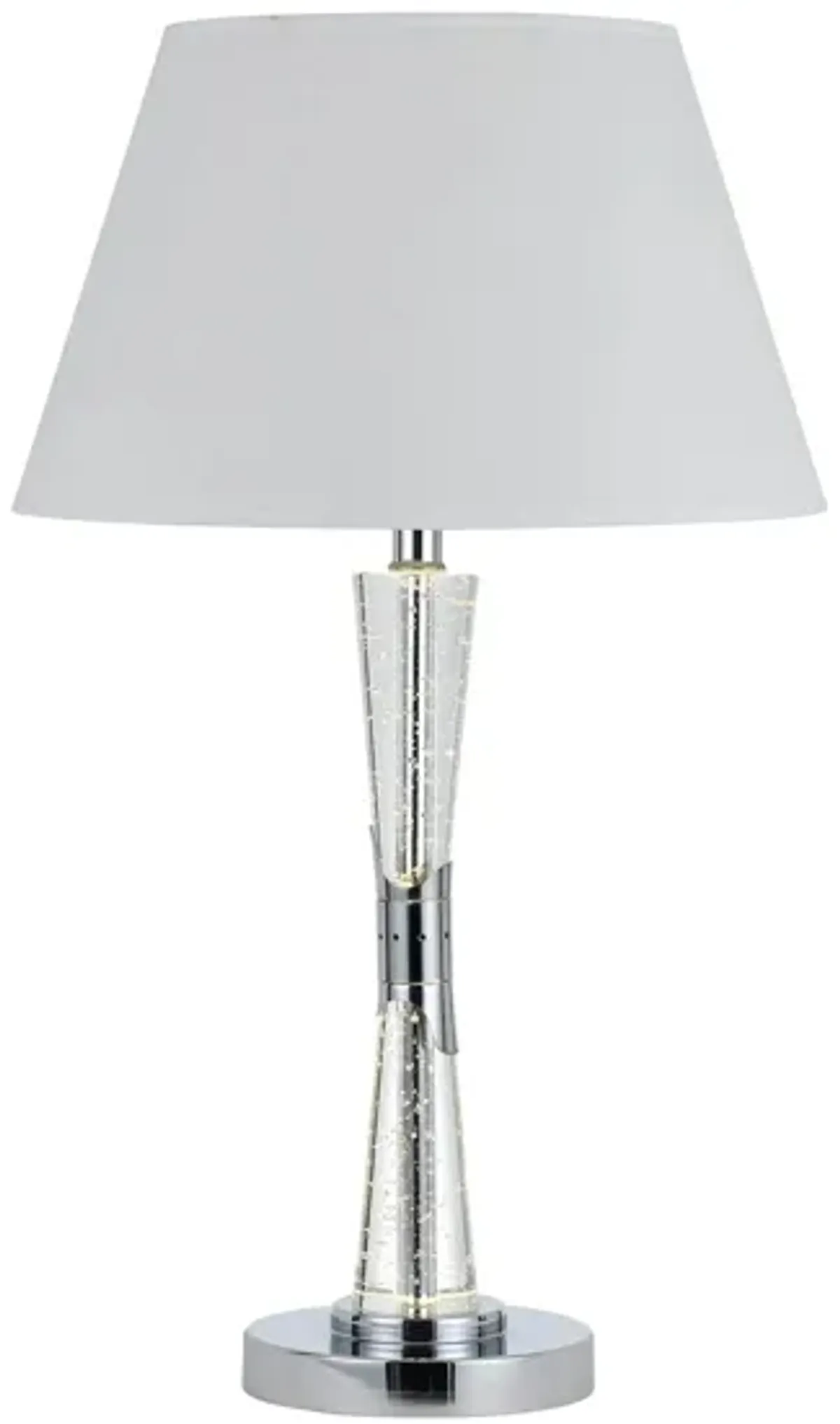 27" Water Dancing Table Lamp in Chrome by Bellanest