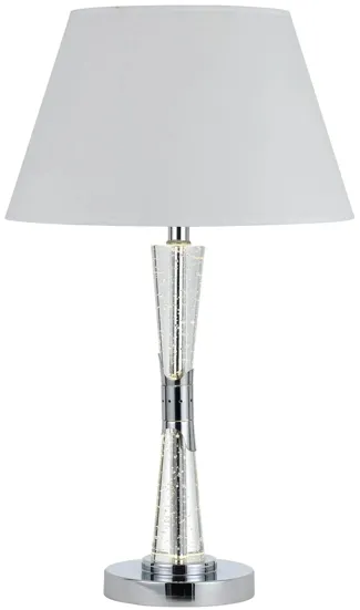 27" Water Dancing Table Lamp in Chrome by Bellanest