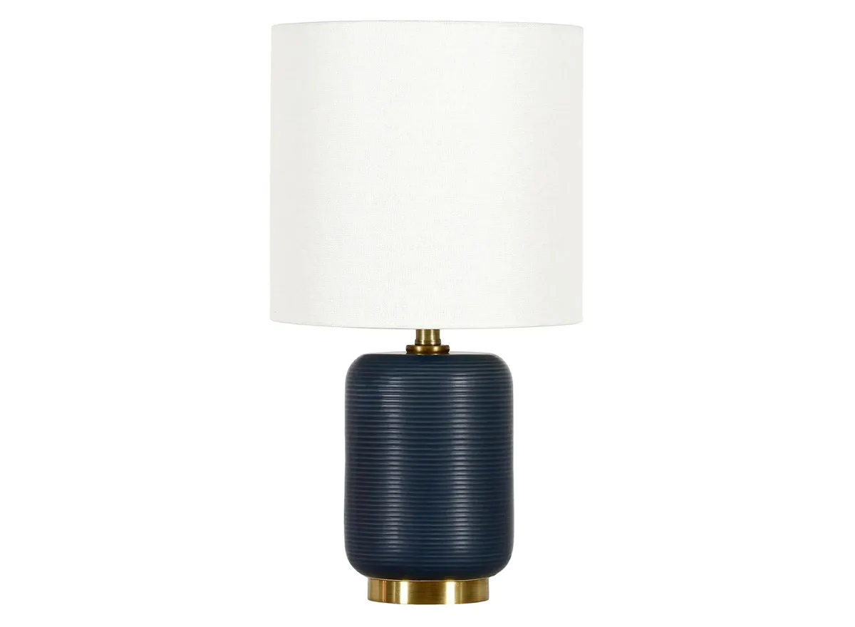 Apollo Mini Lamp in Matte Navy by Hudson & Canal