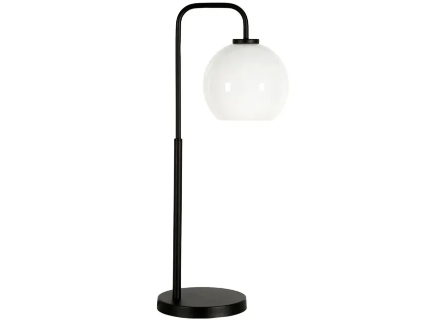 Hannes Table Lamp in Blackened Bronze by Hudson & Canal