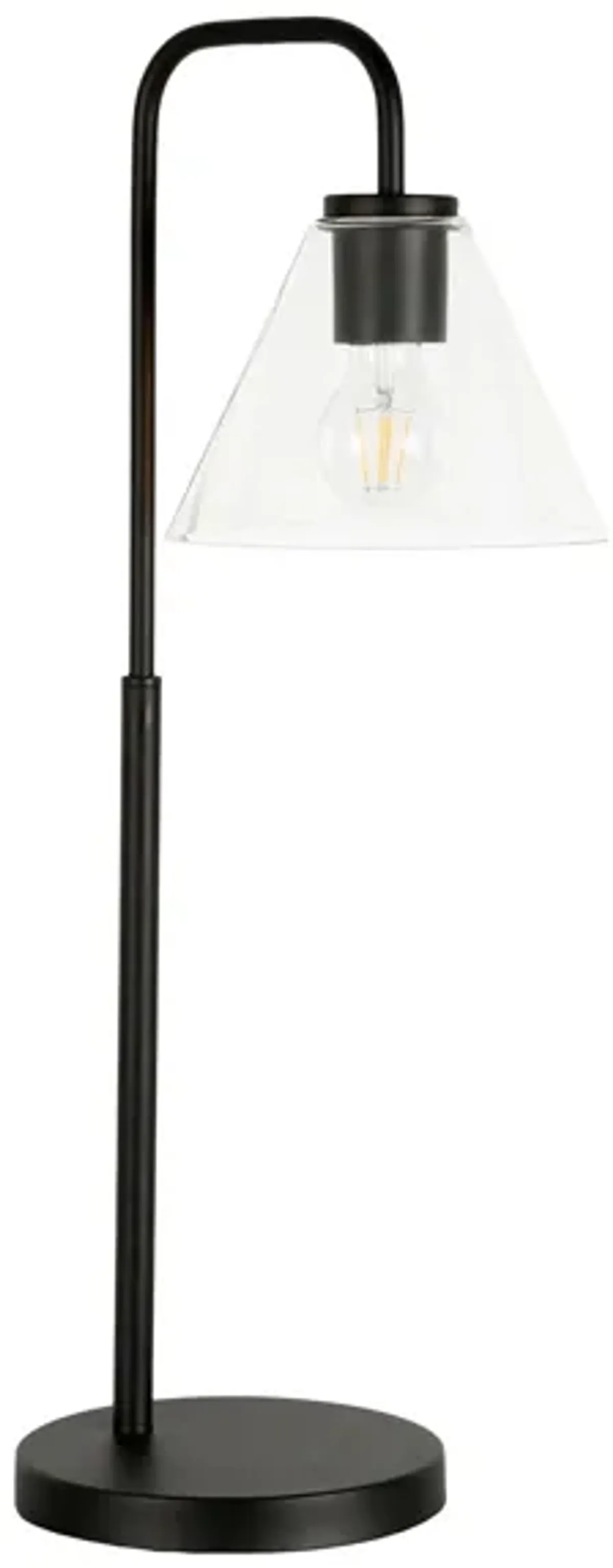 Helen Table Lamp in Blackened Bronze by Hudson & Canal