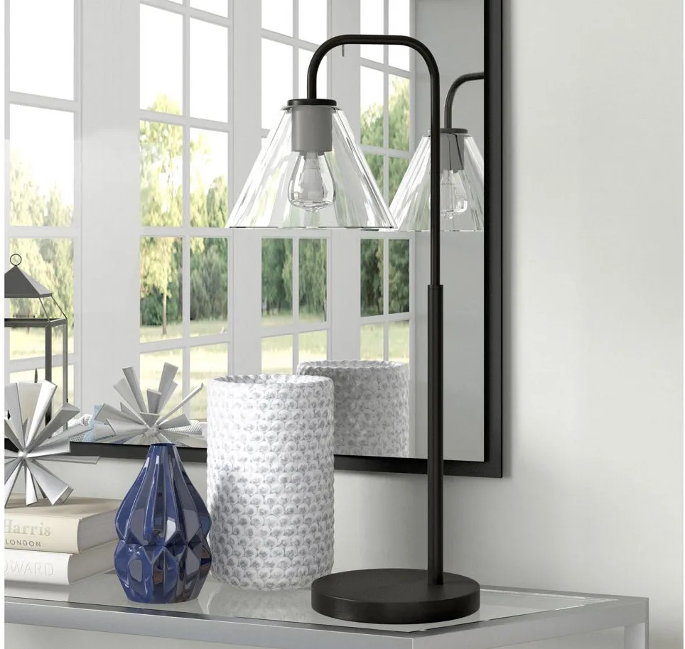 Helen Table Lamp in Blackened Bronze by Hudson & Canal