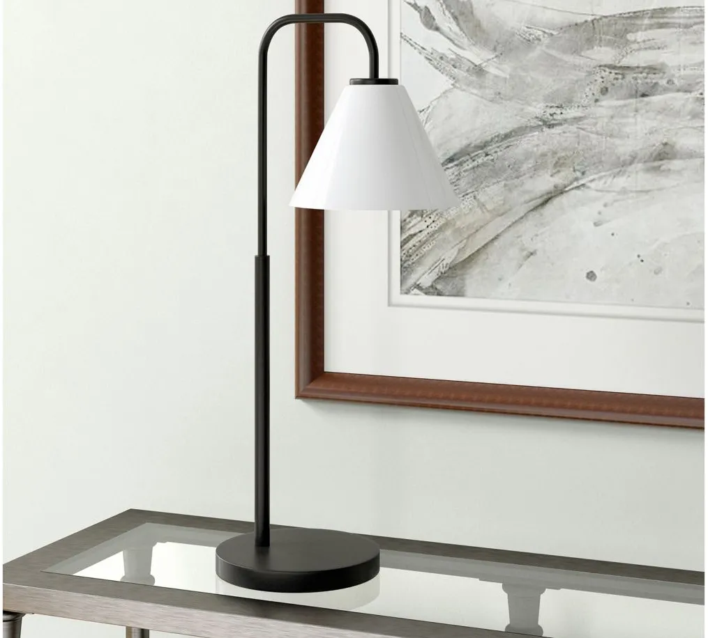 Helen Table Lamp in Blackened Bronze by Hudson & Canal