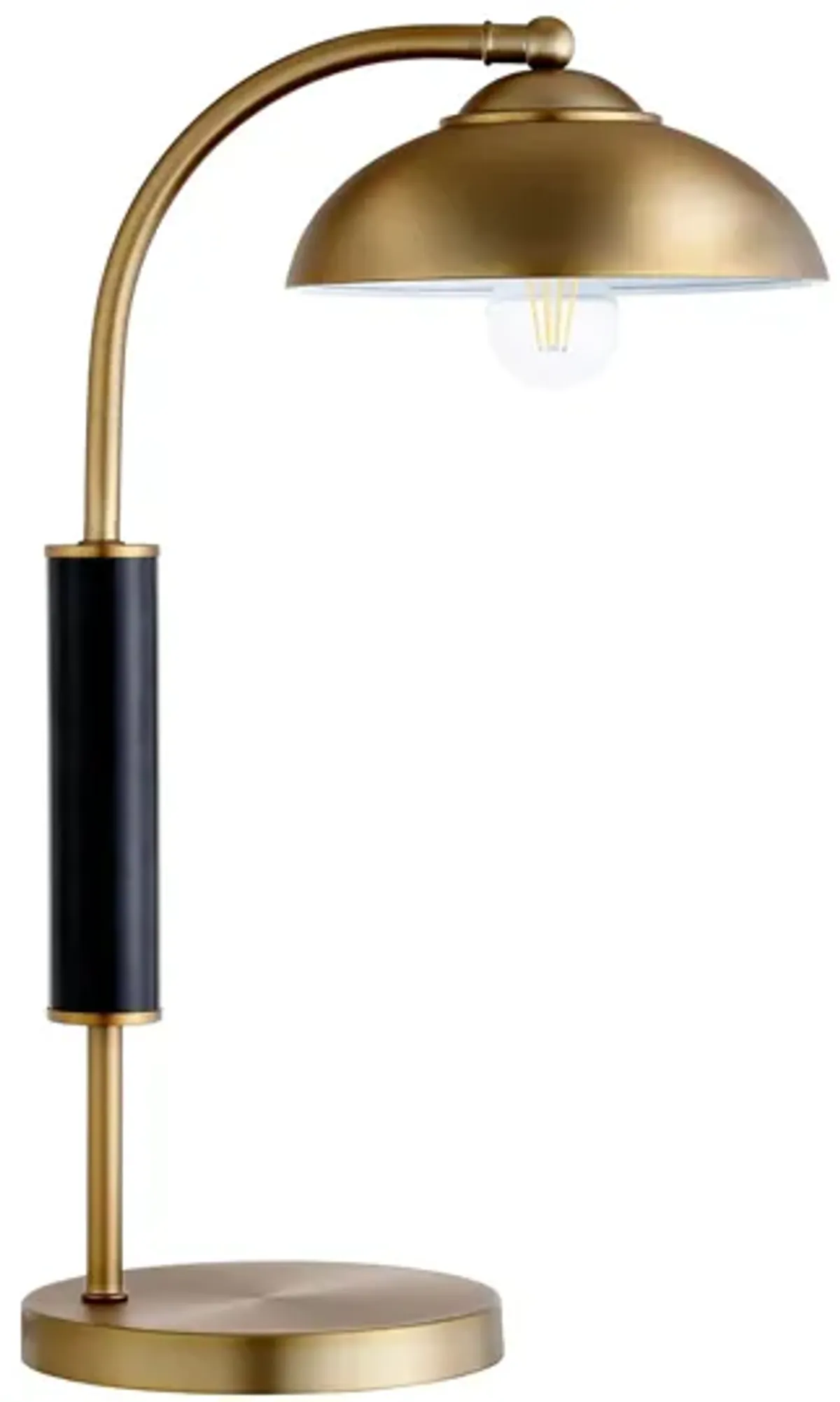 Denton Table Lamp in Brass;Matte Black by Hudson & Canal