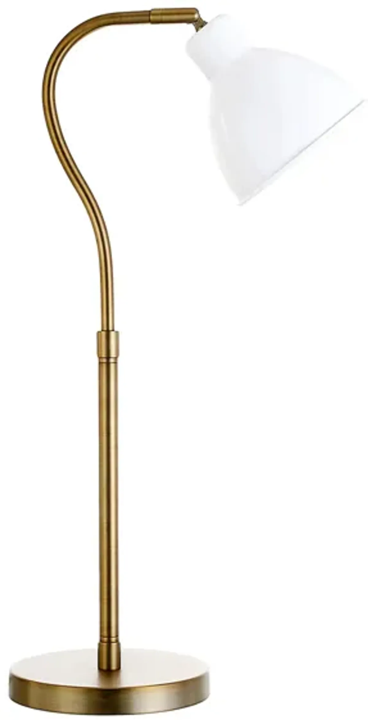 Kramer Table Lamp in Brass;White by Hudson & Canal