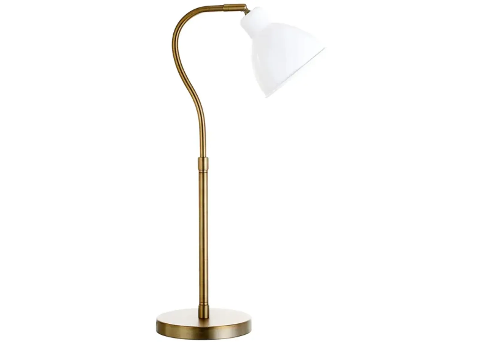 Kramer Table Lamp in Brass;White by Hudson & Canal