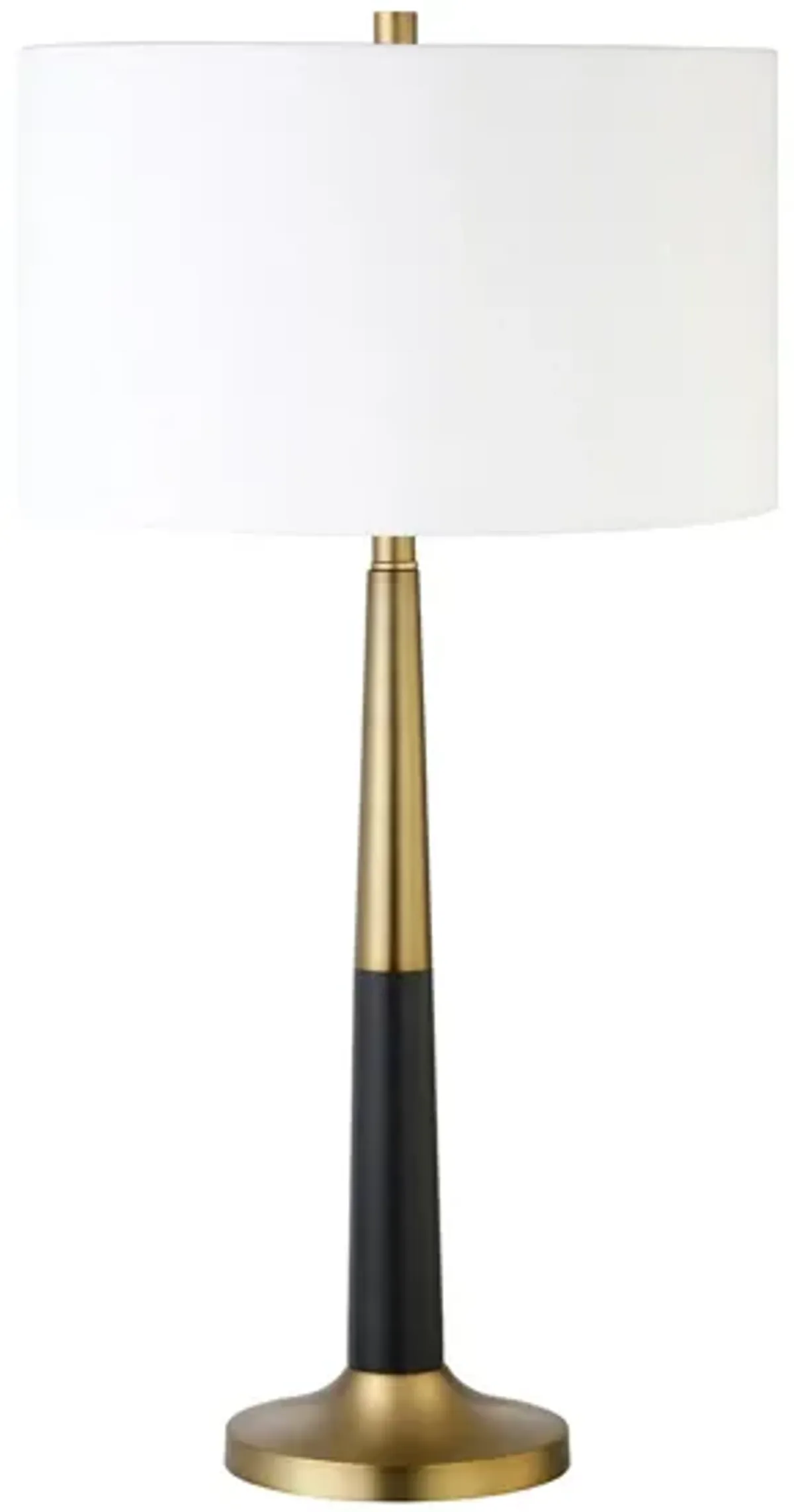 Reese Table Lamp in Brass;Matte Black by Hudson & Canal