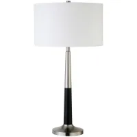 Reese Table Lamp in Brushed Nickel;Matte Black by Hudson & Canal