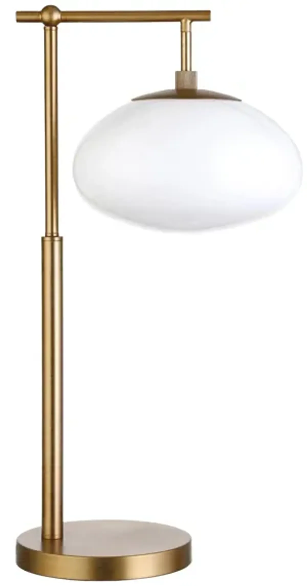 Blume Table Lamp in Brushed Brass by Hudson & Canal