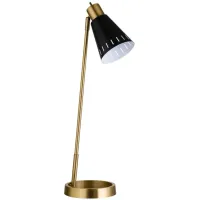 Kintam Table Lamp in Brushed Brass/Matte Black by Hudson & Canal