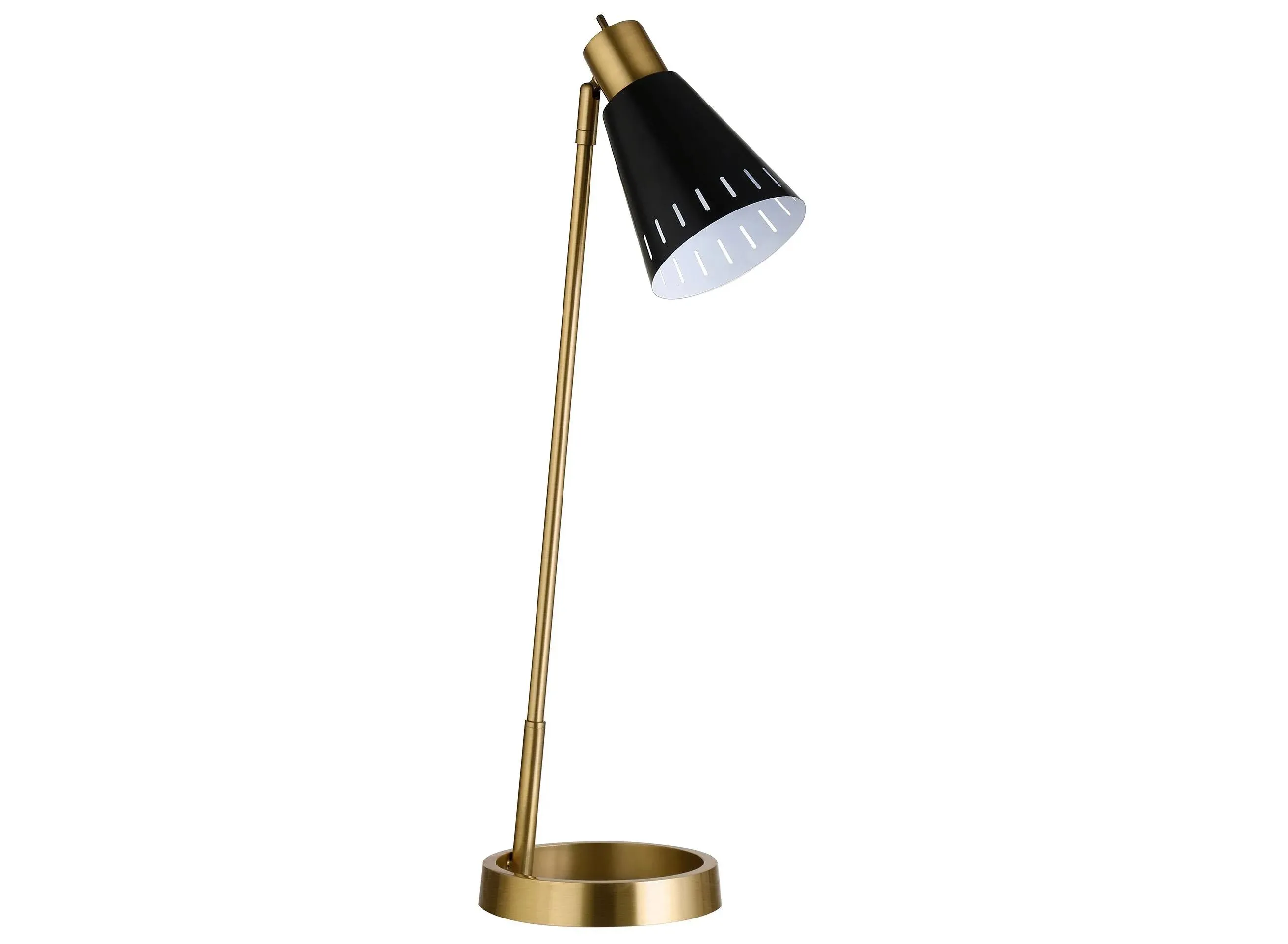 Kintam Table Lamp in Brushed Brass/Matte Black by Hudson & Canal