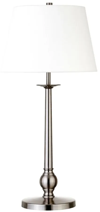 Ismael Table Lamp in Brushed Nickel by Hudson & Canal