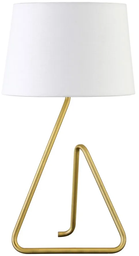 Cora Table Lamp in Brushed Brass by Hudson & Canal