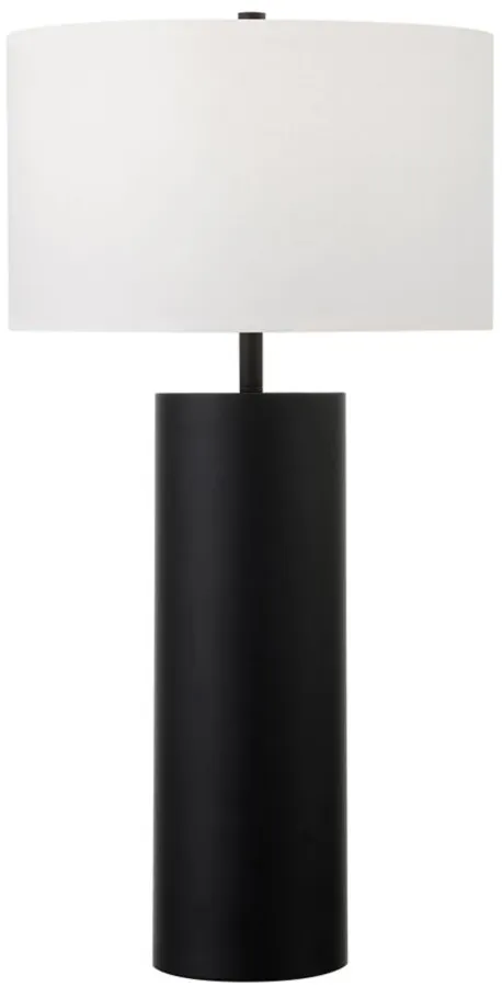 York Table Lamp in Blackened Bronze by Hudson & Canal