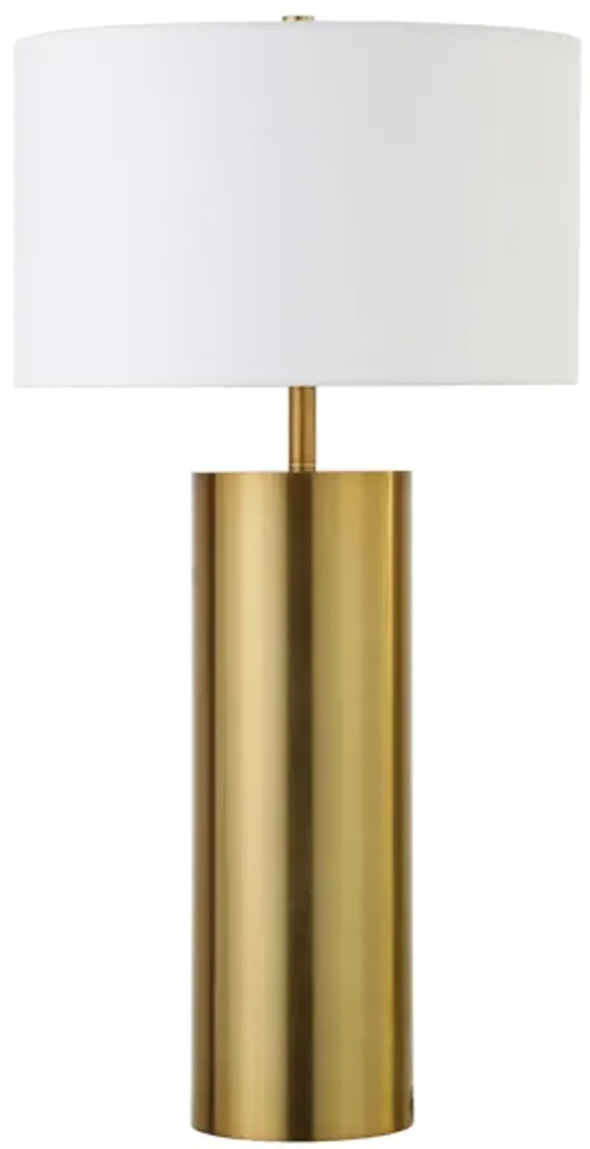 York Table Lamp in Brass by Hudson & Canal