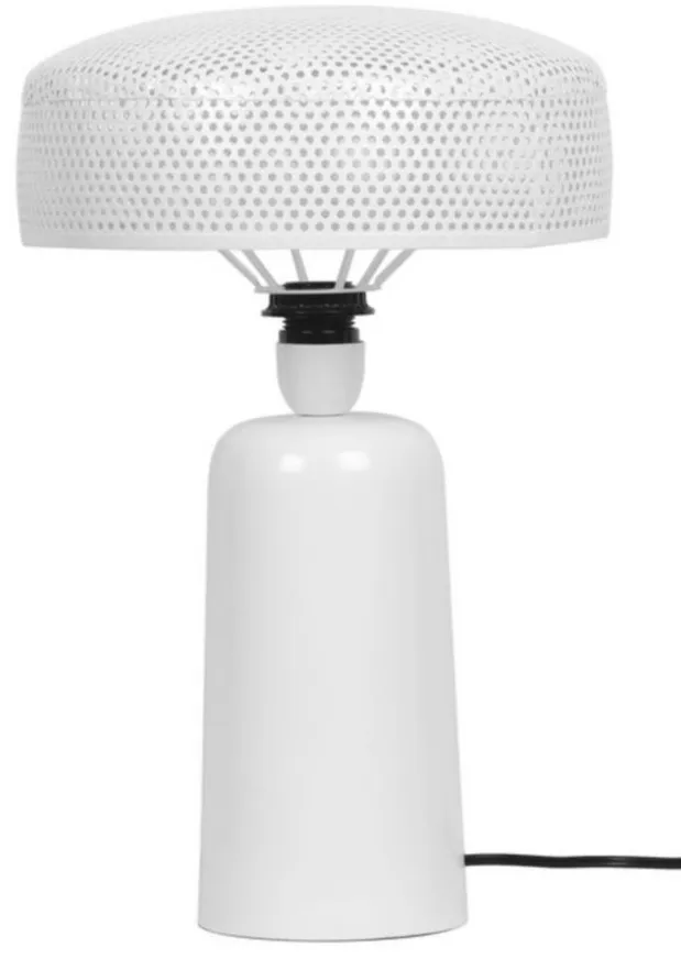 Cindy Metal Table Lamp in White by Tov Furniture