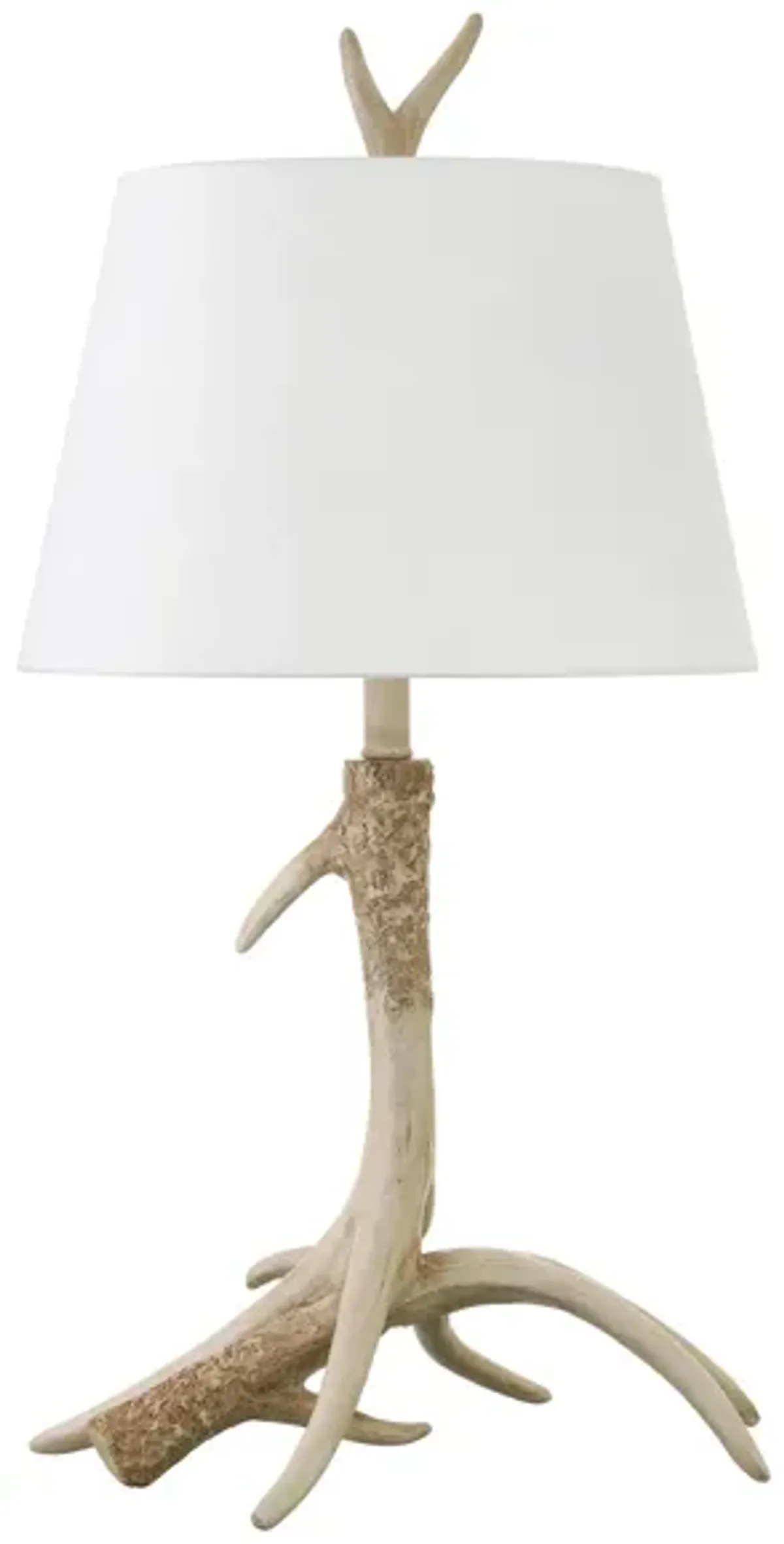 Ellsworth Table Lamp in Antique Faux Antler by Hudson & Canal