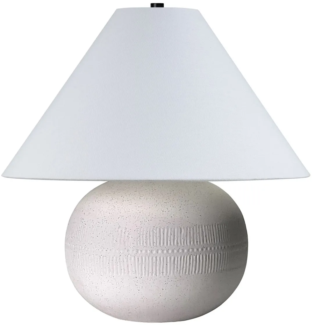 Willa Table Lamp in Cream by Hudson & Canal