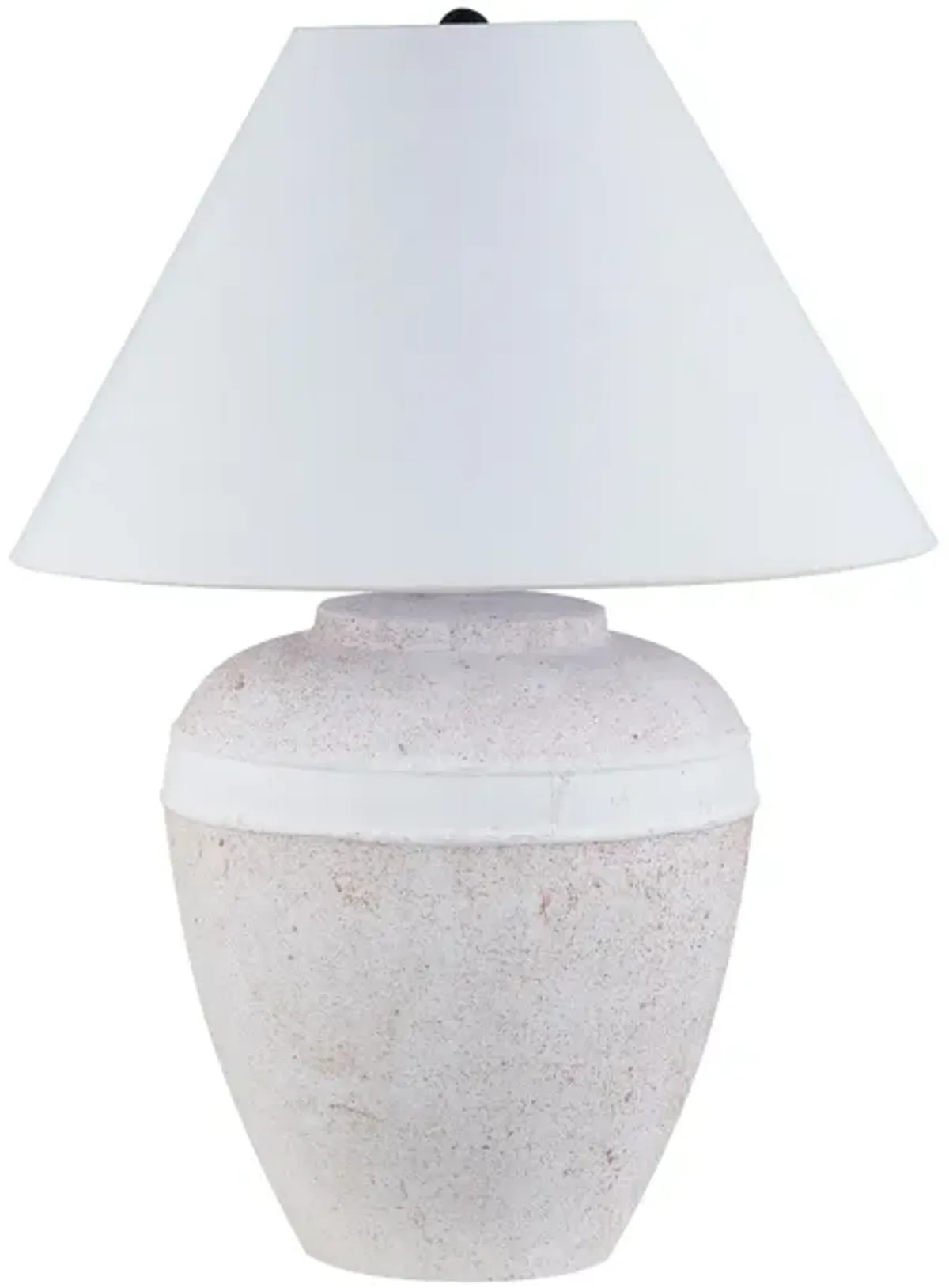 Chiara Table Lamp in White by Hudson & Canal