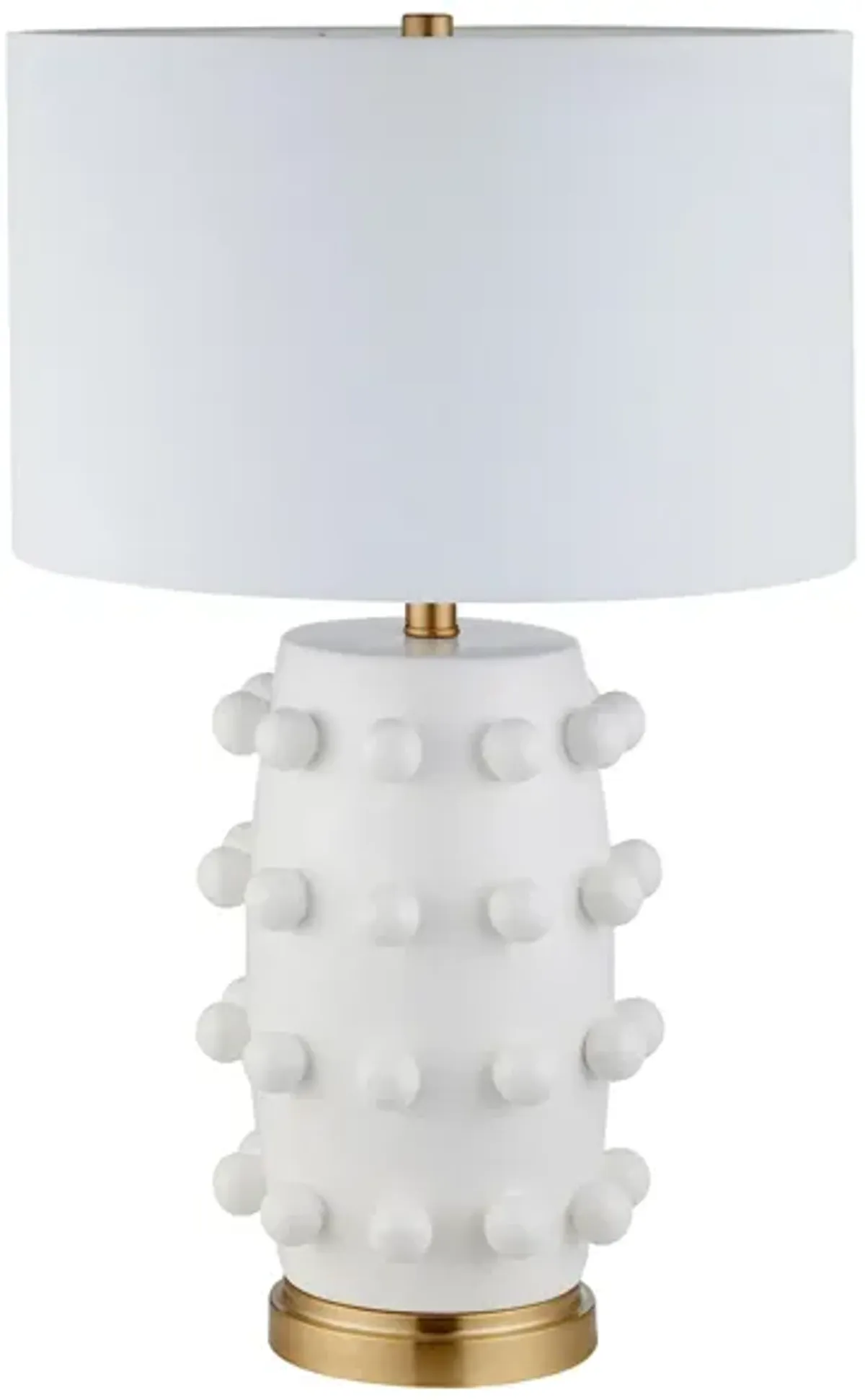 Farrington Table Lamp in Matte White by Hudson & Canal