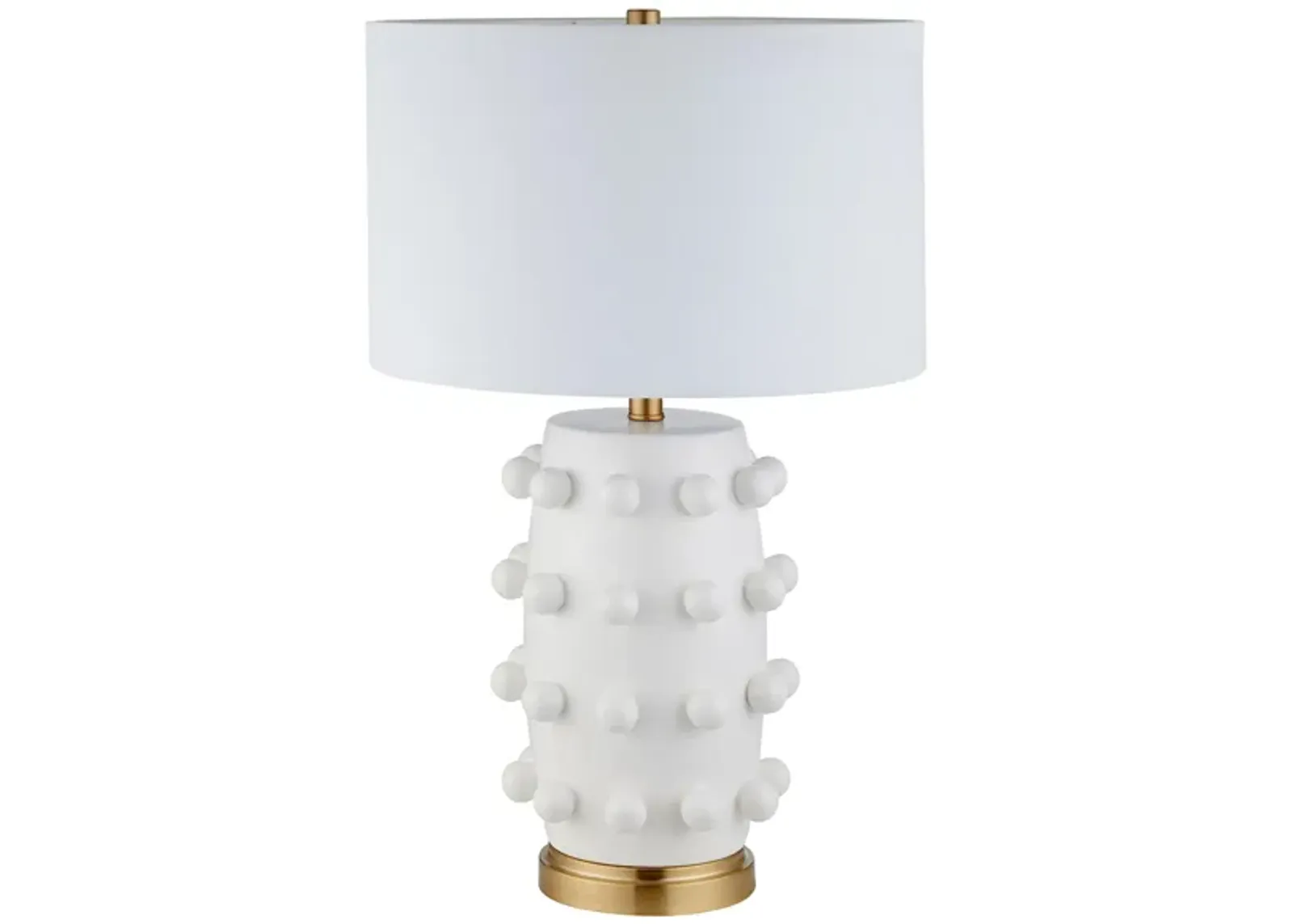 Farrington Table Lamp in Matte White by Hudson & Canal