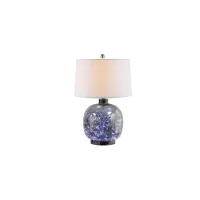 Mileena Table Lamp w/Night Light in Gray by Anthony California