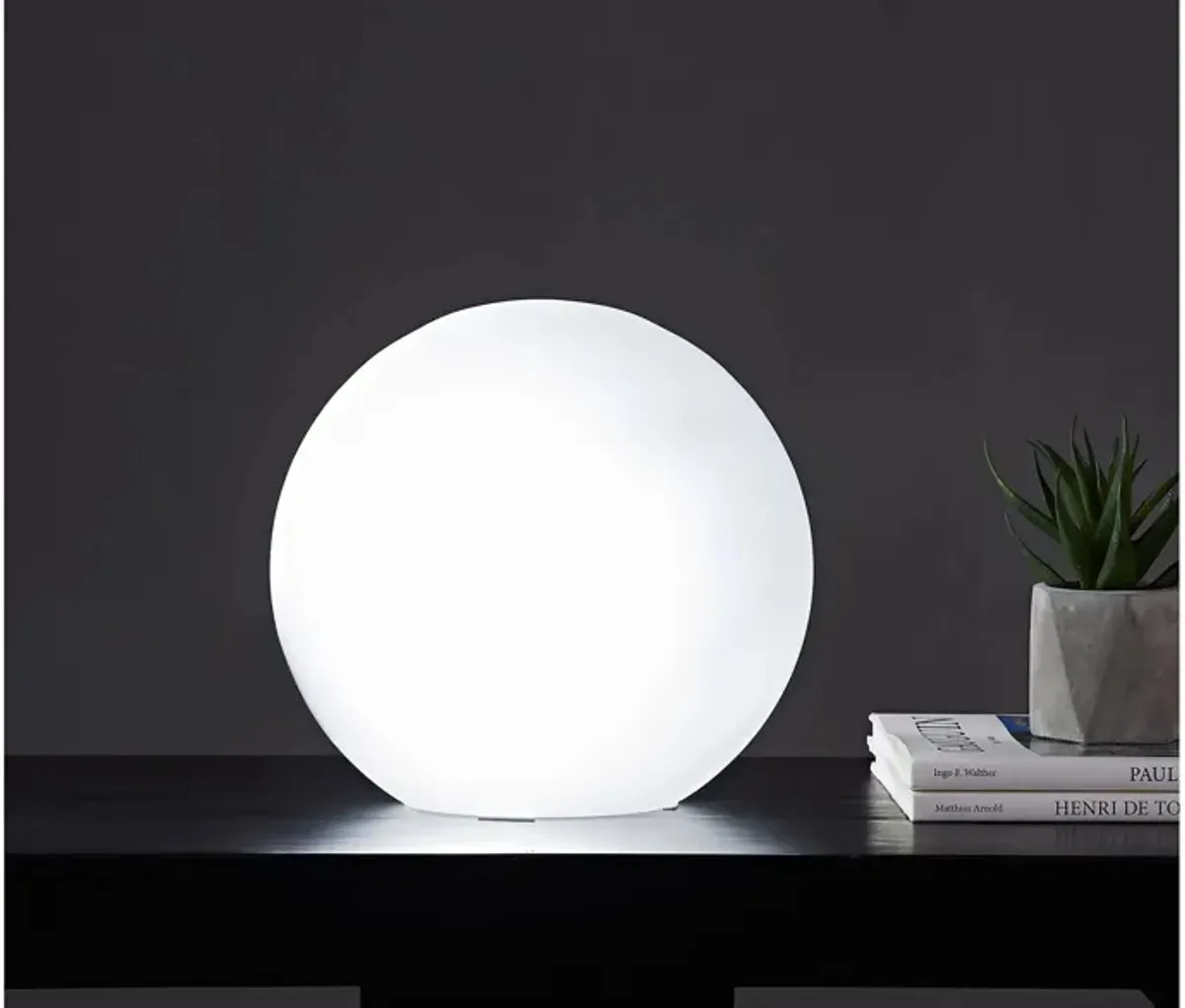 Stark Daylight Table Lamp in White by Anthony California