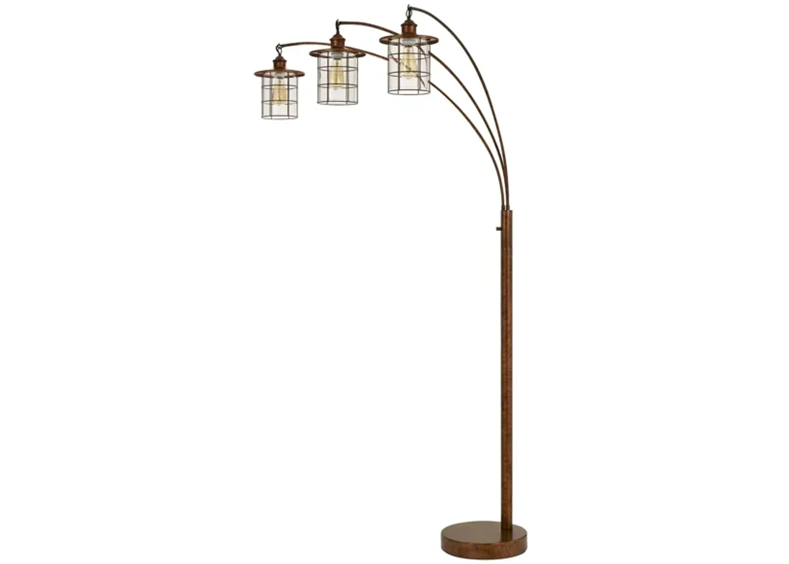 Silverton Arc Lamp in Rust by Cal Lighting