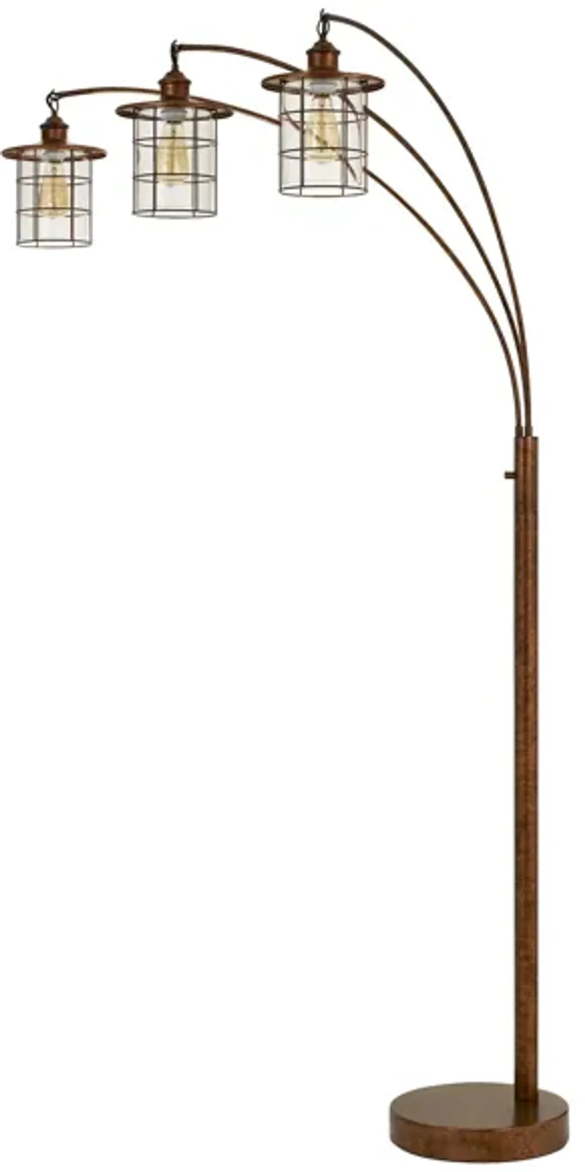 Silverton Arc Lamp in Rust by Cal Lighting