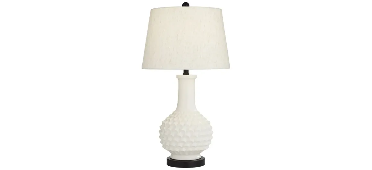 Galloway Table Lamp in White by Pacific Coast