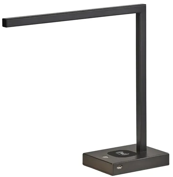 Aidan Wireless Charging LED Desk Lamp